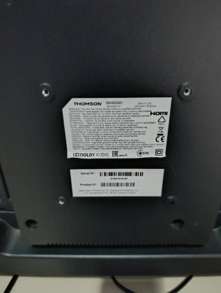 Televisor Thomson Negro