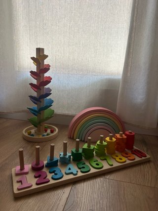 Pack Juguetes Montessori Madera