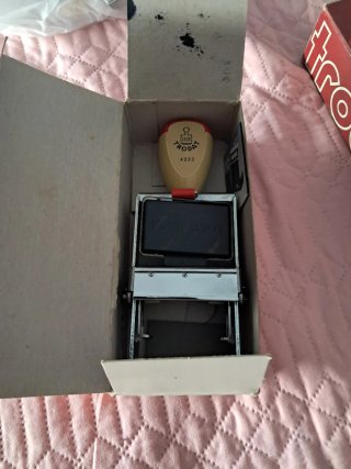 Sello Automático Metálico Trodat 4203 Vintage