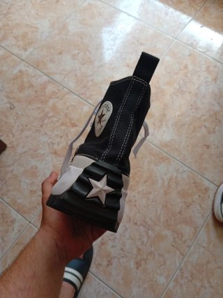 Converse plataforma mujer negras