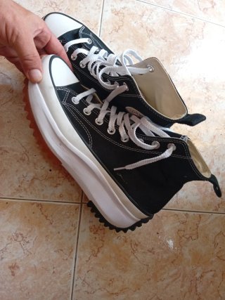 Converse plataforma mujer negras