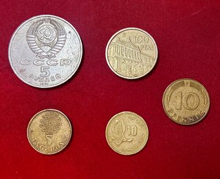 Colección monedas mundo modernas