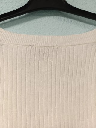 Jersey fino blanco Esmara talla M