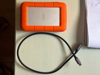 Disco Duro Lacie Rugged 1TB Naranja