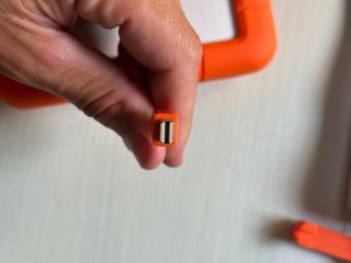 Disco Duro Lacie Rugged 1TB Naranja