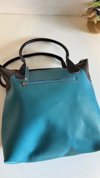 Bolso Turquesa y Negro