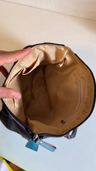 Bolso Turquesa y Negro