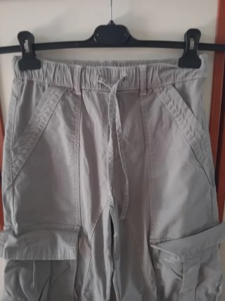 Cargo Zara grigio donna