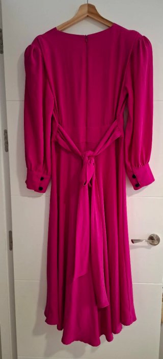 Vestido buganvilla manga larga