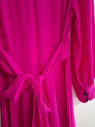 Vestido buganvilla manga larga