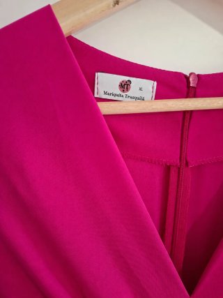 Vestido buganvilla manga larga