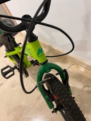 Bicicleta Monty 102 Verde Infantil