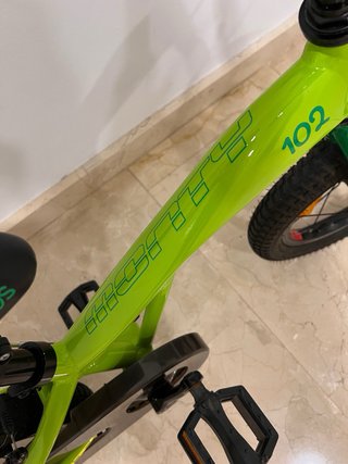 Bicicleta Monty 102 Verde Infantil
