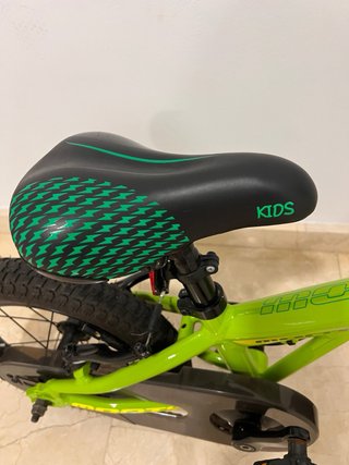 Bicicleta Monty 102 Verde Infantil