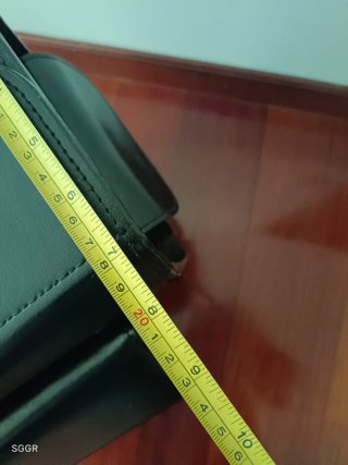 Maletín piloto para documentos piel negro