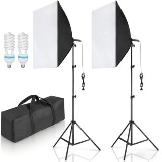 Kit Iluminación Fotografía Softbox 2 Focos