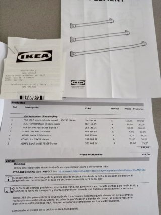 Armario PAX Ikea Espejo Blanco