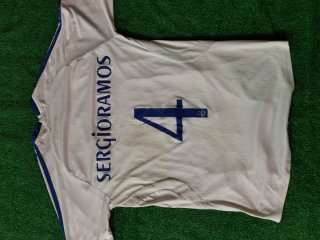 Real Madrid Adidas 2007/08 Home Jersey #4 Sergio R