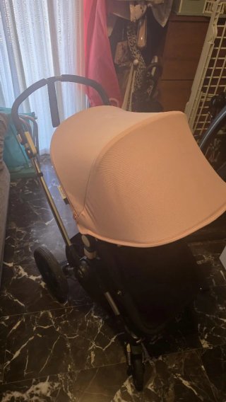 Carro de bebé rosa capazo y silleta