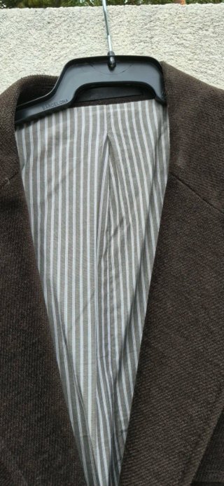 Chaqueta marrón de vestir