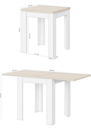 Mesa extensible cocina/comedor