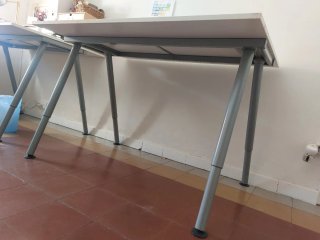 Escritorio 120x80cm patas regulables (2 uds)