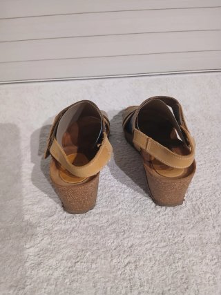 Sandalias Inter-Bios Mujer Marrón Multicolor