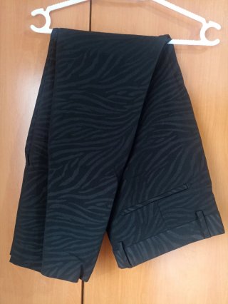 Chaqueta y pantalón Zara Negro Estampado