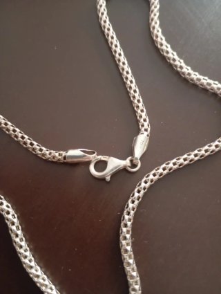 Colgante Oso  Onix y Cadena Plata Tous