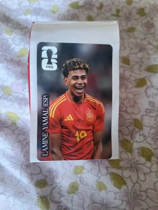 Cromo Coca Cola Mundial 2026 Lamine Yamal