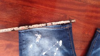 Bermudas Dsquared2 azules con salpicaduras