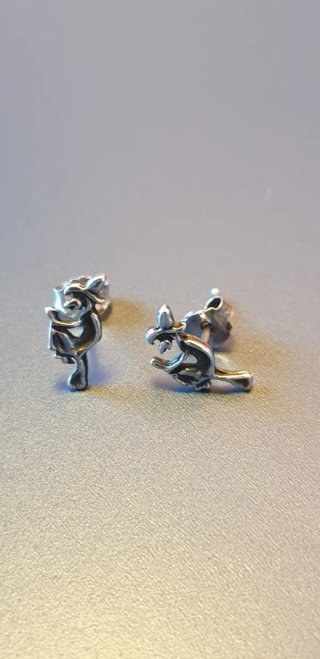PLATA PENDIENTES BRUJA