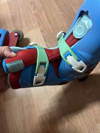 Patines Oxelo Azules y Rojos Talla 34-36