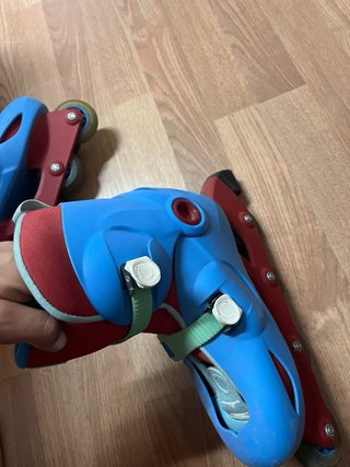 Patines Oxelo Azules y Rojos Talla 34-36
