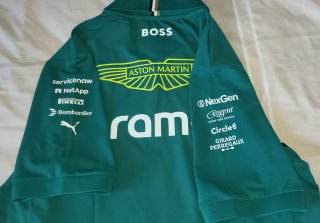 Polo Oficial Aston Martin F1 Team - Verde (Nuevo)