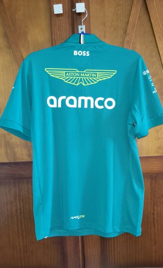 Polo Oficial Aston Martin F1 Team - Verde (Nuevo)