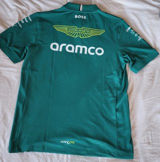 Polo Oficial Aston Martin F1 Team - Verde (Nuevo)
