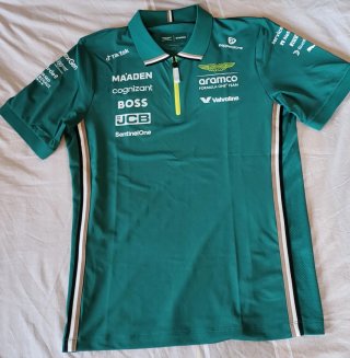 Polo Oficial Aston Martin F1 Team - Verde (Nuevo)
