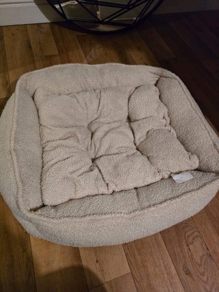 Cama para perro/gato beige