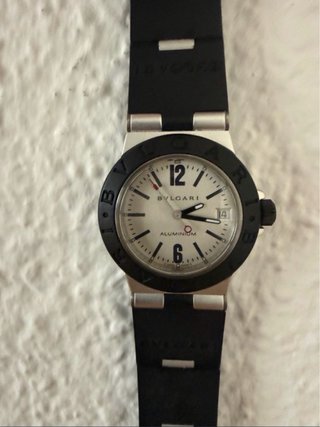 Reloj Bvlgari 32mm Negro/Plata