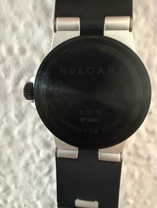 Reloj Bvlgari 32mm Negro/Plata