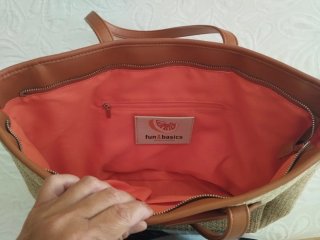 Bolso Fun & Basics estilo rafia
