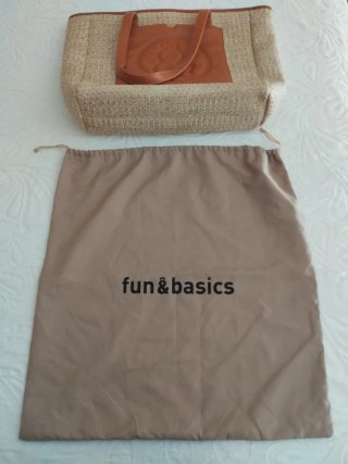 Bolso Fun & Basics estilo rafia