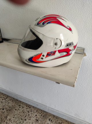 Casco Integral NZI Blanco Gráfico
