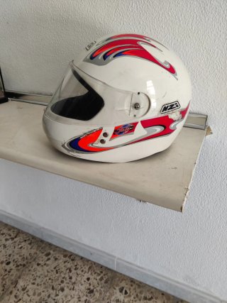 Casco Integral NZI Blanco Gráfico