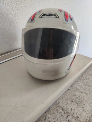 Casco Integral NZI Blanco Gráfico