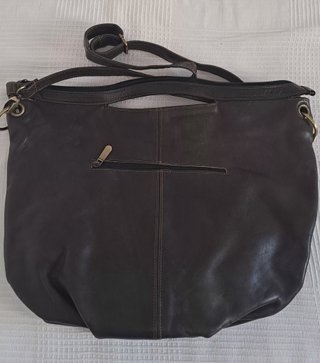 Bolso de piel marrón