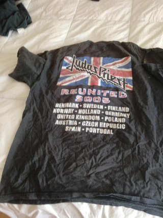 Camiseta Judas Priest British Steel