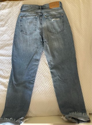 Pantalón Vaquero Azul Roto Talla 34