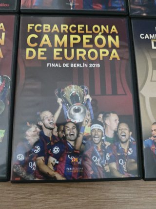 Colección DVD FC Barcelona Campeón Europa